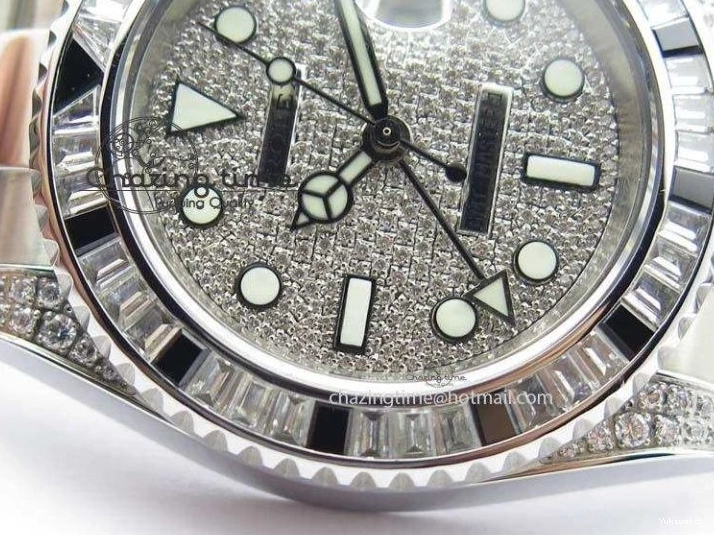 Bracelet A3186 Bp-Maker Black SS 116759 II On Dial SS Diamond Ruby Crystal GMT-Master 0312